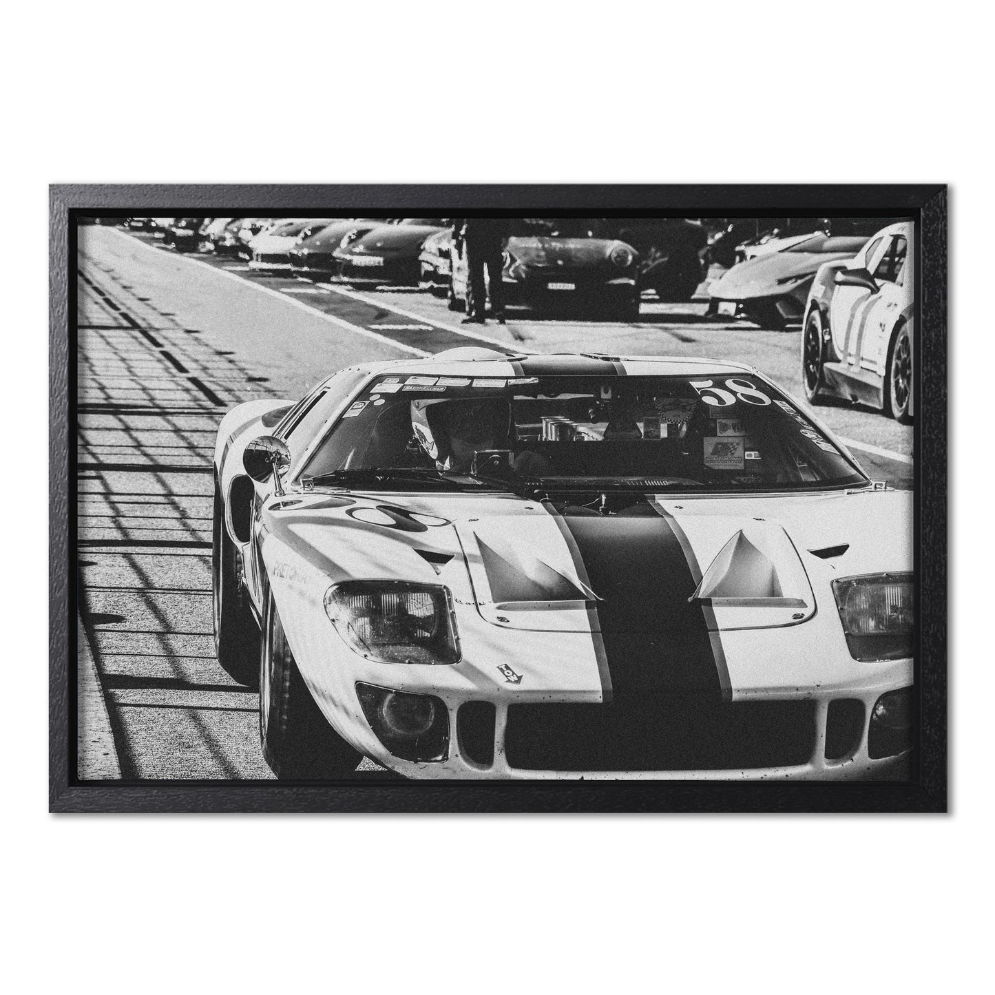 Racetrack White Ford GT