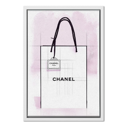 Chanel Paper Bag Watercolour & Line Painting