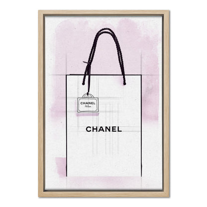 Chanel Paper Bag Watercolour & Line Painting