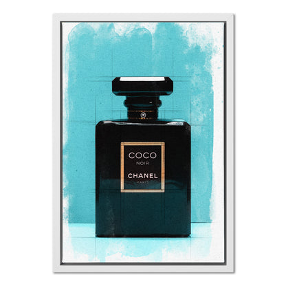 Chanel Coco Perfume Bottle Watercolour & Line Painting