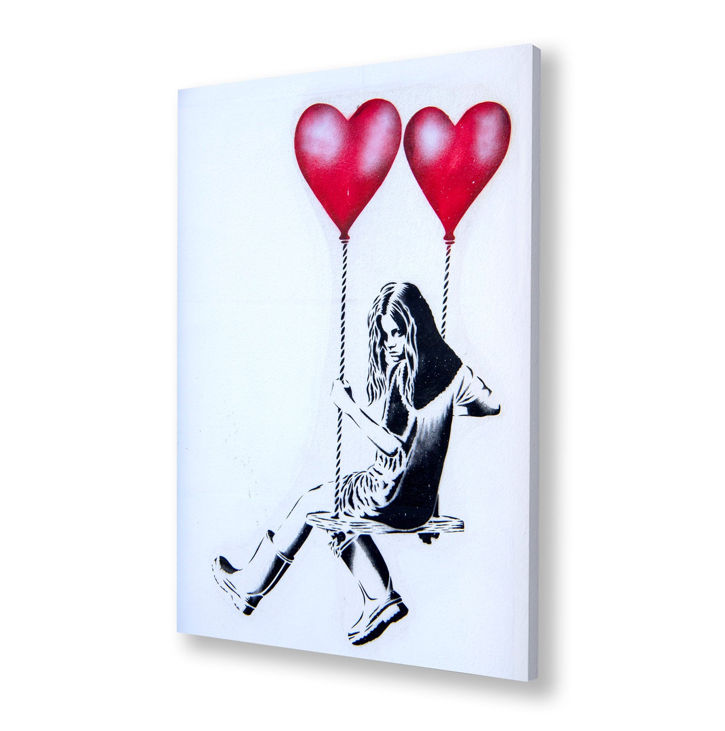Heart Balloon Swing Girl