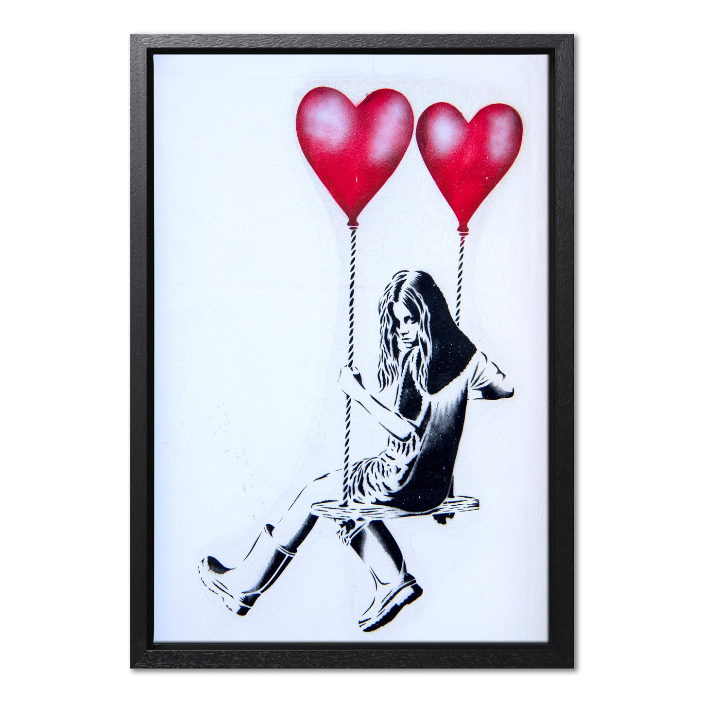 Heart Balloon Swing Girl