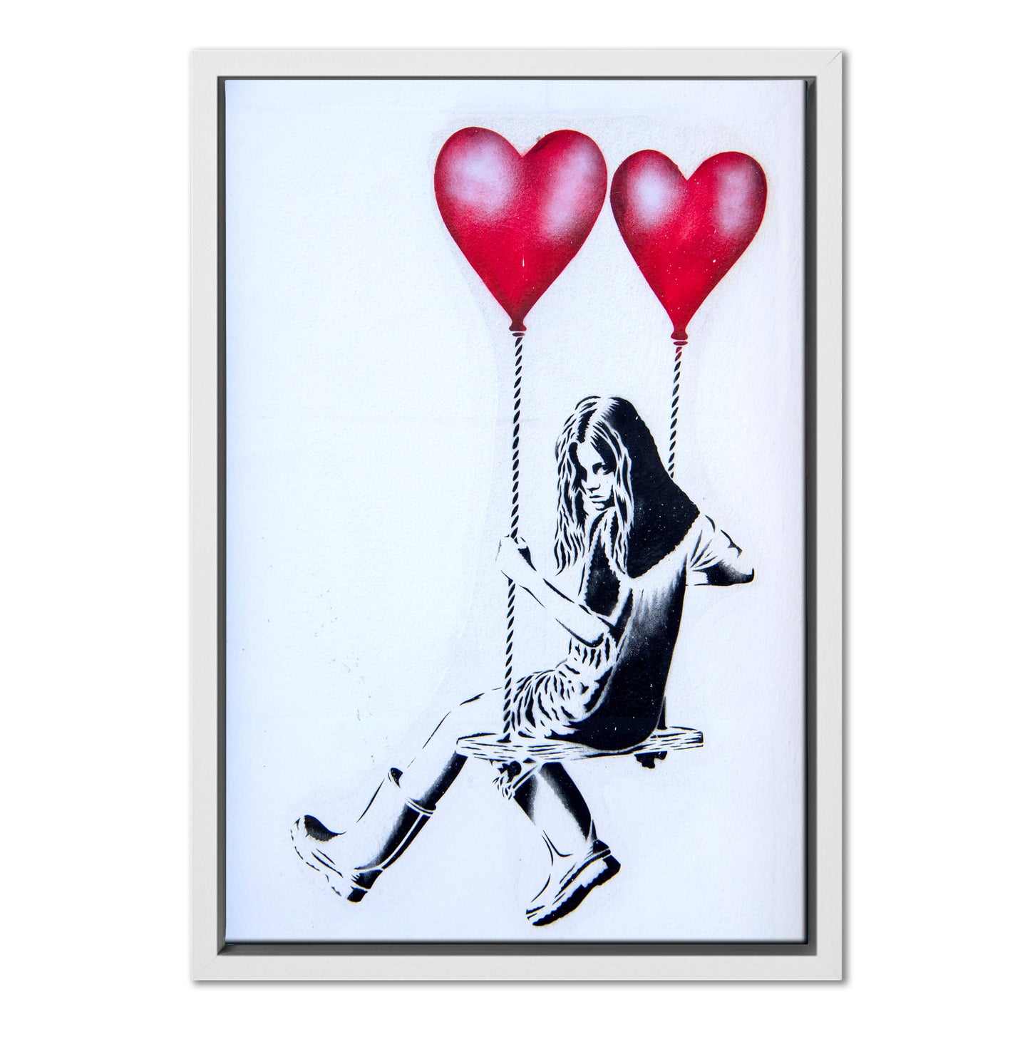 Heart Balloon Swing Girl