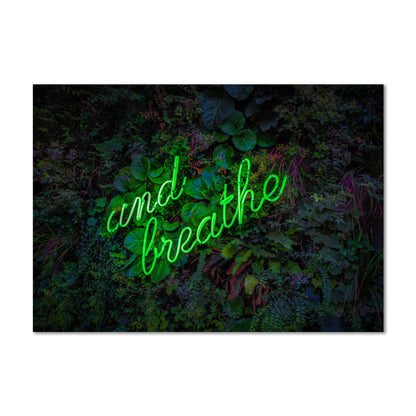 And Breathe Green Neon