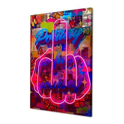 Politely Go F**k Yourself Pink Neon