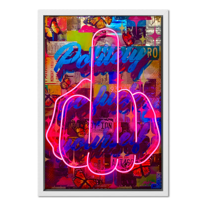 Politely Go F**k Yourself Pink Neon