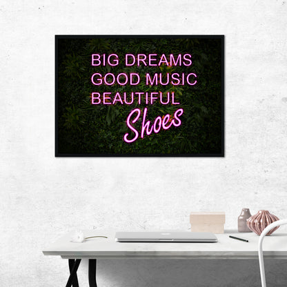 Beautiful Shoes Pink Neon